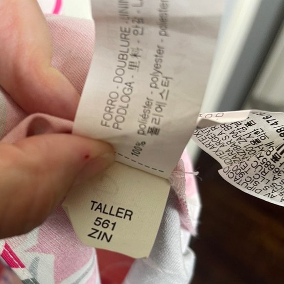 ZARA | Pink Open Back Floral Tiered Summer Dress | Size M - Picture 9 of 11